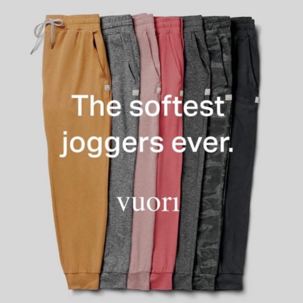 🆕 VUORI Halo Performance Joggers in Heather Grey - Picture 4 of 16
